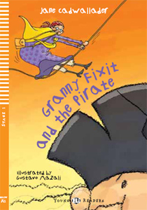 Portada del libro original en inglés "Granny Fixit and the Pirate"