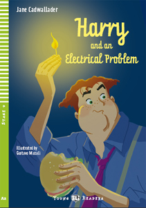 portada del libro en inglés "Harry and an Electrical Problem"