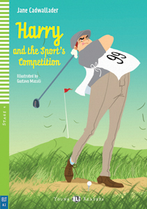 portada del libro en idioma inglés "Harry and the Sport's Competition"