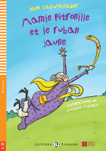 Libro en francés "Mamie Pètronille et le ruban jaune"