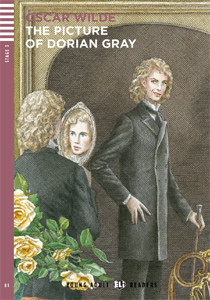portada del clásico adaptado de para adolescentes del libro en inglés "The Picture of Dorian Gray" de Oscar Wilde
