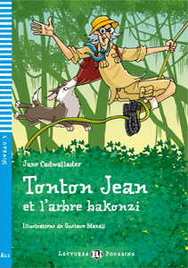 Portadad del libro en idioma francés "Tonton Jack et l´arbre Bakonzi"