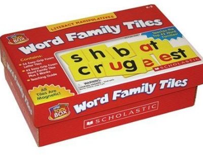 Little red Tool Box: Word Family Tiles
