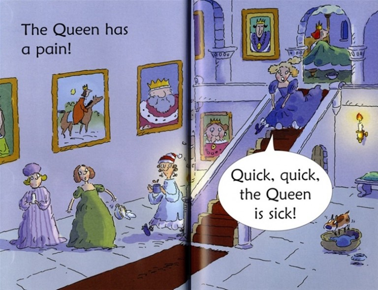 The Queen makes a Scene. AllForSchoolLibros, juegos y recursos para